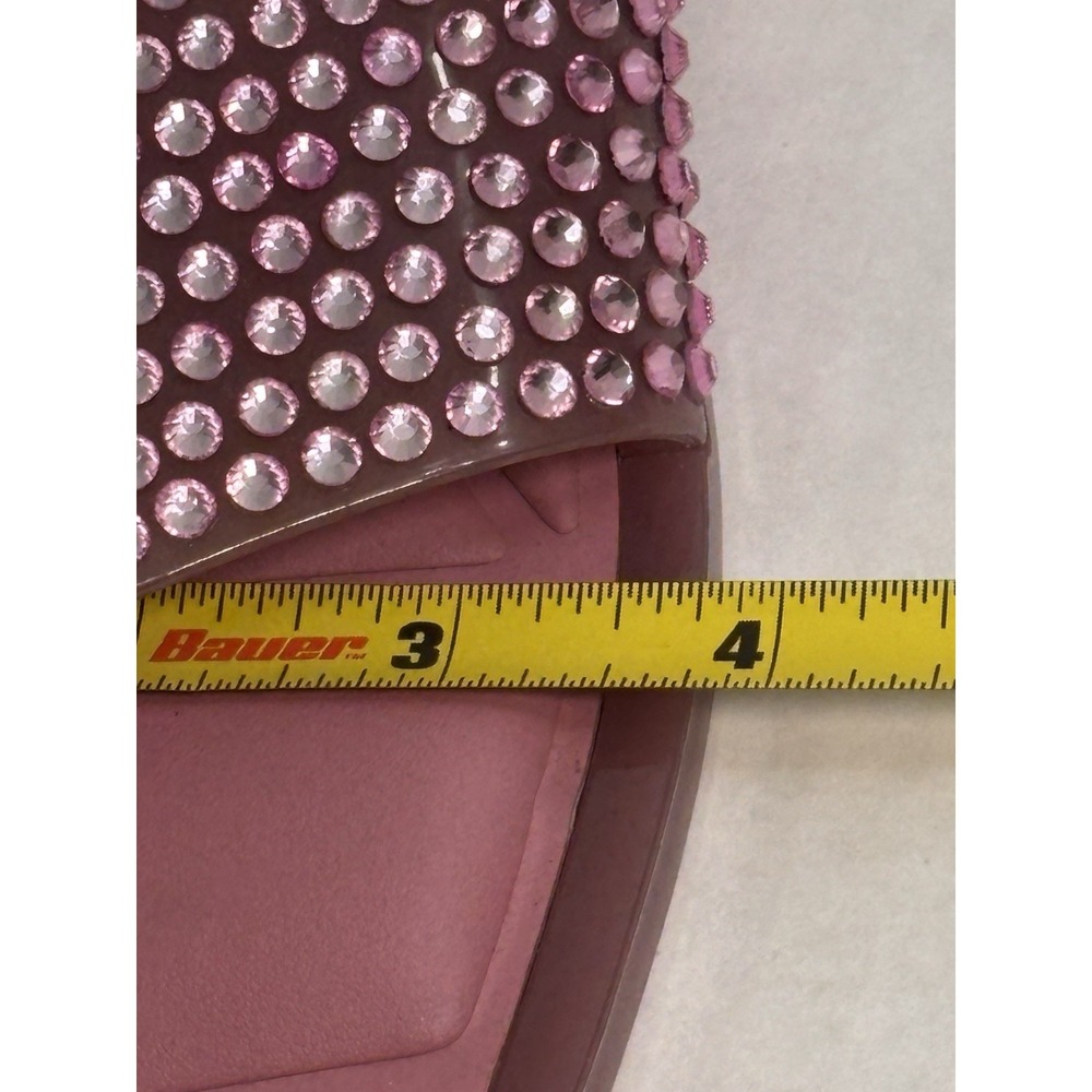 Katy Perry Collections The Geli Pink Rhinestone Jelly Slide Sandals Womens 8 - Picture 9 of 9